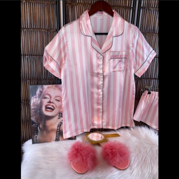 New Pajamas, Set, Silky, Smooth, 4 piece set, Brand New, new pajama set - Picture 4 of 14